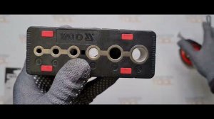 Кондуктор для сверления отверстий 4, 5, 6, 8, 10, 12мм YATO,YT-39700