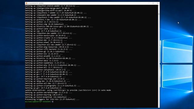 Installing Ubuntu inside the Windows Subsystem for Linux (Ansible Training Course 2020)