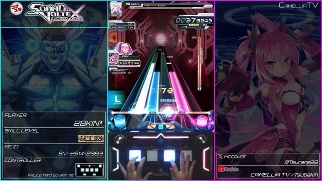 猫又おかゆさんの楽曲追加！早速やってみた【SDVX】【ボルテ】