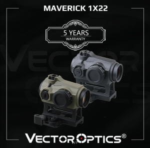 Оптический прицел Vector Optics Maverick Gen3 1x22, оптический прицел с красной точкой