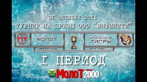 ХК "МОЛОТ"98-00 Чебаркуль - ХК "УРАЛЬСКИЕ ТИГРЫ"98-00 Златоуст 1 период