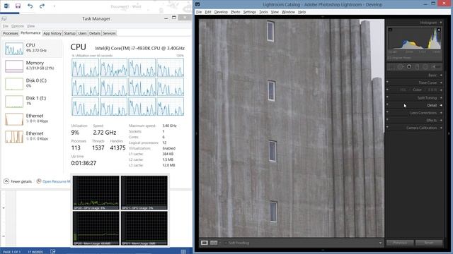 Review of GPU Performance in Photoshop Lightroom 6 CC смотреть онлайн