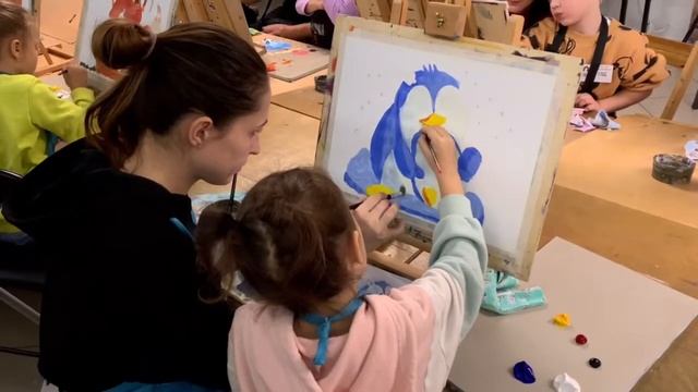 Мастер-класс: живопись гуашью. День матери смотреть онлайн