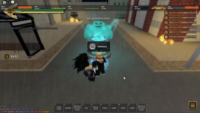 [YBA] Getting new Cursed Scythe смотреть онлайн