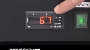 Setting the Dixell Control on a Polar Refrigeration Unit.