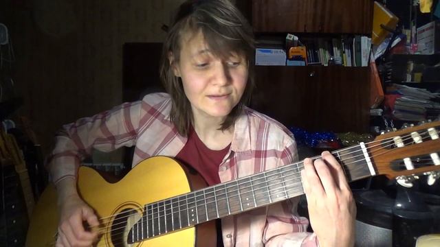 Первая проба бразильской боссановы на семиструнной гитаре Юрию на ДР. смотреть онлайн