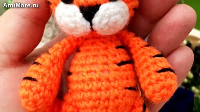 Амигуруми: схема Тигрёнка Милахи. Игрушки вязаные крючком - Free crochet patterns.