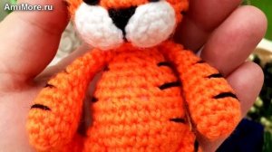 Амигуруми: схема Тигрёнка Милахи. Игрушки вязаные крючком - Free crochet patterns.