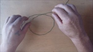 Привязывание поводков к основной леске. Узел Подвесная петля