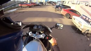 Первый раз на 600-ке  ..Yamaha YZF 600 Thundercat