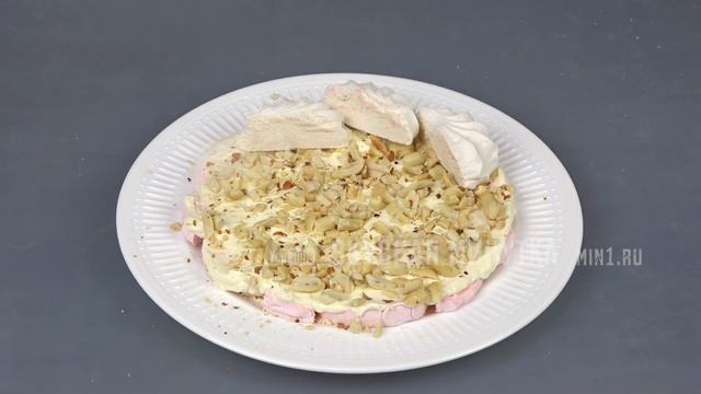 Торт без выпечки МАЛЬВИНА Легкий в приготовлении, но Невероятно Вкусный и Нежный ЗЕФИРНЫЙ ТОРТ смотреть онлайн