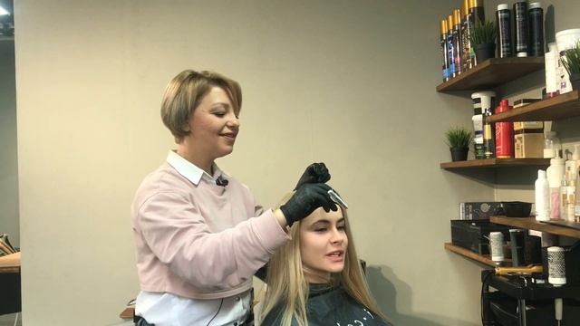 Осветление  корней красителем  Чем покрасить в розовый смотреть онлайн