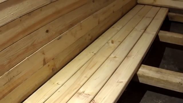 Проливной пол в бане  Правильная укладка доски Строим баню по простому