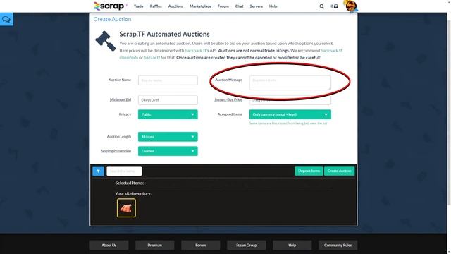 ВСЕ ПРО АУКЦИОНЫ НА SCRAP.TF! / КАК СОЗДАВАТЬ АУКЦИОНЫ В ТФ2 / СКРЭП ТФ