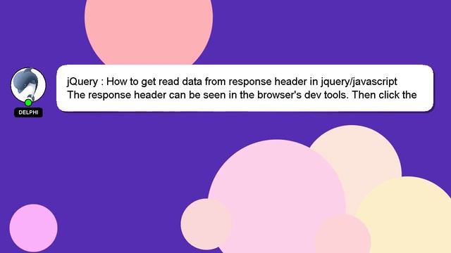 jQuery : How to get read data from response header in jquery/javascript смотреть онлайн