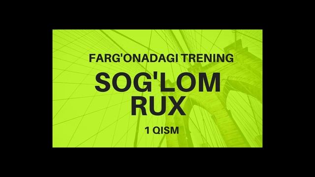 KO'Z KO'RMASLIGI, QULOQ ESHITMASLIGI HAMDA BOSHQA KASALLIKLARNING ASL SABABI. FARG'ONA TRENINGIDAN! смотреть онлайн