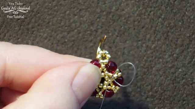 How to Make Back Side for Beaded Earrings DIY Beads Jewelry Making Tutorial смотреть онлайн