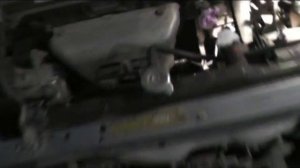 Радиатор двигателя демонтаж на Toyota Corolla в 110 кузове