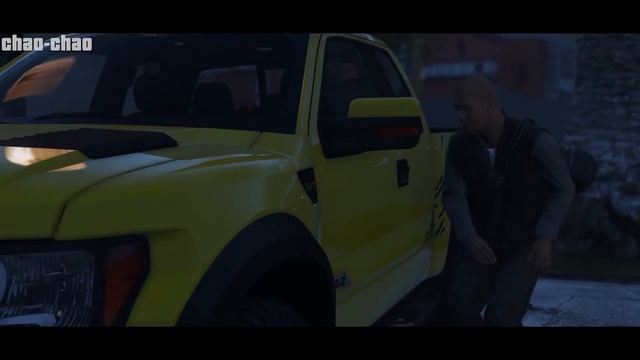GTA 5 - Dwayne Johnson (The Rock) hijacked Ford RAPTOR смотреть онлайн