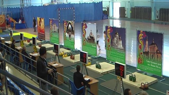 Чемпионат Пермского края по гиревому спорту. Толчок по длинному циклу.