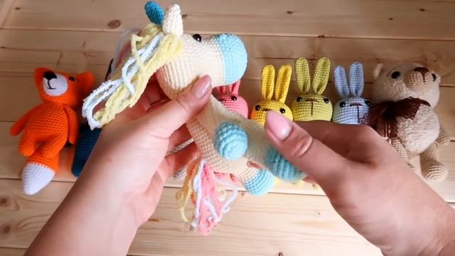 Мои готовые работы за МАРТ/14 вязаных игрушек/ Зайчики/ Единороги смотреть онлайн