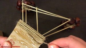 Велосипед из каштанов | Осенние поделки из природного материала в детский сад , в школу