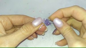 Очень простое широкое кольцо мозаичным плетением из бисера