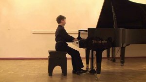 Отборочный тур  "СБЕРБАНК ДЕБЮТ" ВИТАЛИЙ ПЕТРОВ (10 лет).  Vitaly Petrov, piano