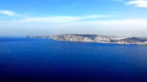 КРЫМ: величественная гора Носорог над акваторией Черного моря