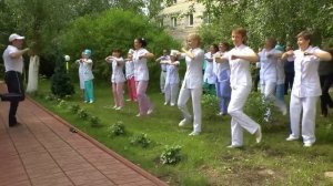 Флешмоб "Здоровье в порядке - спасибо зарядке". РБМР.