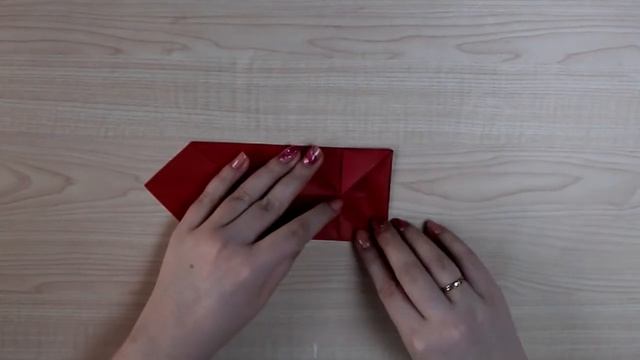 КОРОБОЧКА-СЕРДЕЧКО ИЗ БУМАГИ // ПРОСТАЯ КОРОБОЧКА-ОРИГАМИ БЕЗ КЛЕЯ