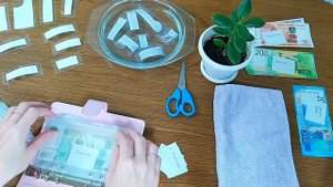 ✨Как сделать прозрачные наклейки ?✨ Быстро, легко и просто??#бюджет #конверты #наклейки #система