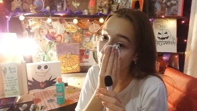 2 простых макияжа на хэллоуин |  самый лёгкий макияж в мире