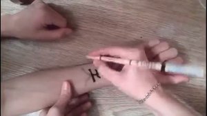 Как сделать временную татуировку