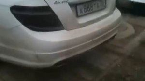 Тюнинг Краснодар спорт выхлоп Mercedes W204 C-шка, объем 3,5 литра (tuning-elite.com)