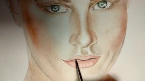 Портрет акварелью