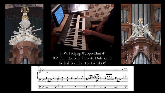 Hanff - Helft mir Gott's Güte preisen - Schnitger organ, Noordbroek, Hauptwerk