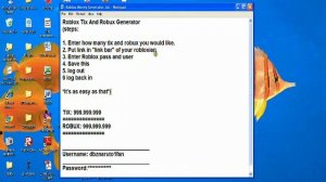 *new 2011* Roblox and Tix Generator(real)