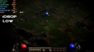 Diablo 2 Resurrected || GT 1030 | GTX 1650 Performance Test || 1080p Benchmark