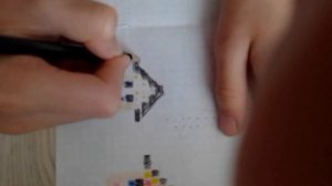 Рисуем жителя из Майнкрафт по клеткам