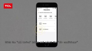 Add TCL Air Conditioner to the Phone