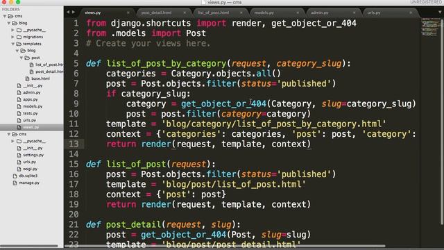 Setting Views For Django Blog Categories смотреть онлайн