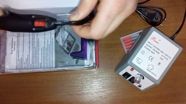 Маникюр. Фрезер Lina Mercedes 2000 для маникюра, педикюра, коррекции (Aliexpress) смотреть онлайн