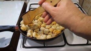 Жарим пельмени. Очень вкусно!!!
