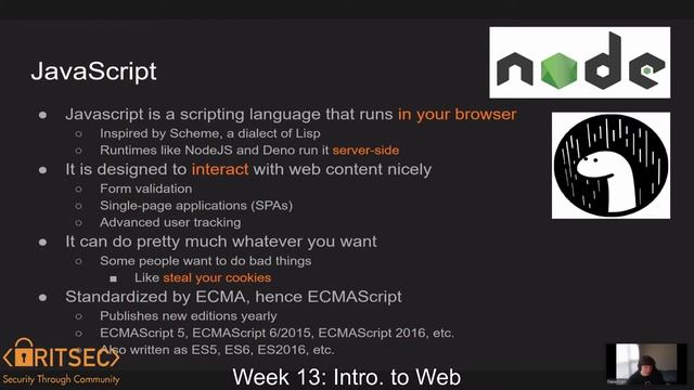 Week 13 Intro to Web смотреть онлайн