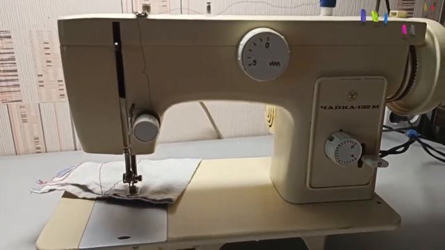 Ремонт Чайка 132 М. Не вытягивает нижнюю нить. смотреть онлайн
