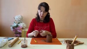 Лепка из глины - карандашница "СОВА". МАСТЕР-КЛАСС.