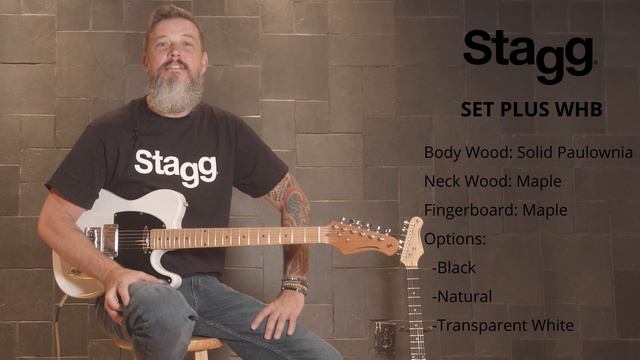 Stagg - SET-PLUS WHB - Vintage "T" Series - plus electric guitar смотреть онлайн