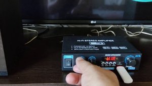 Amplifier Ak-35 & Speakers LG CM2460 test