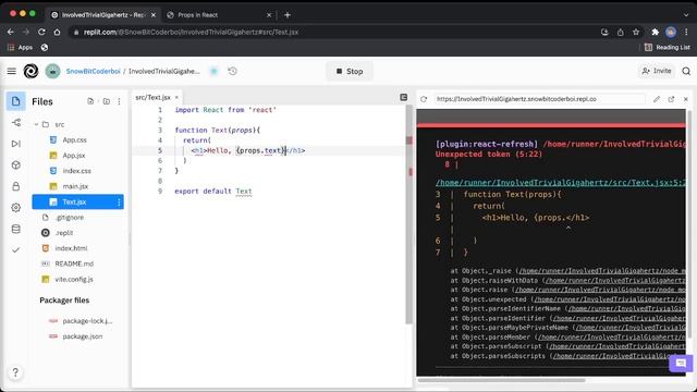 How to use Props in React JS смотреть онлайн